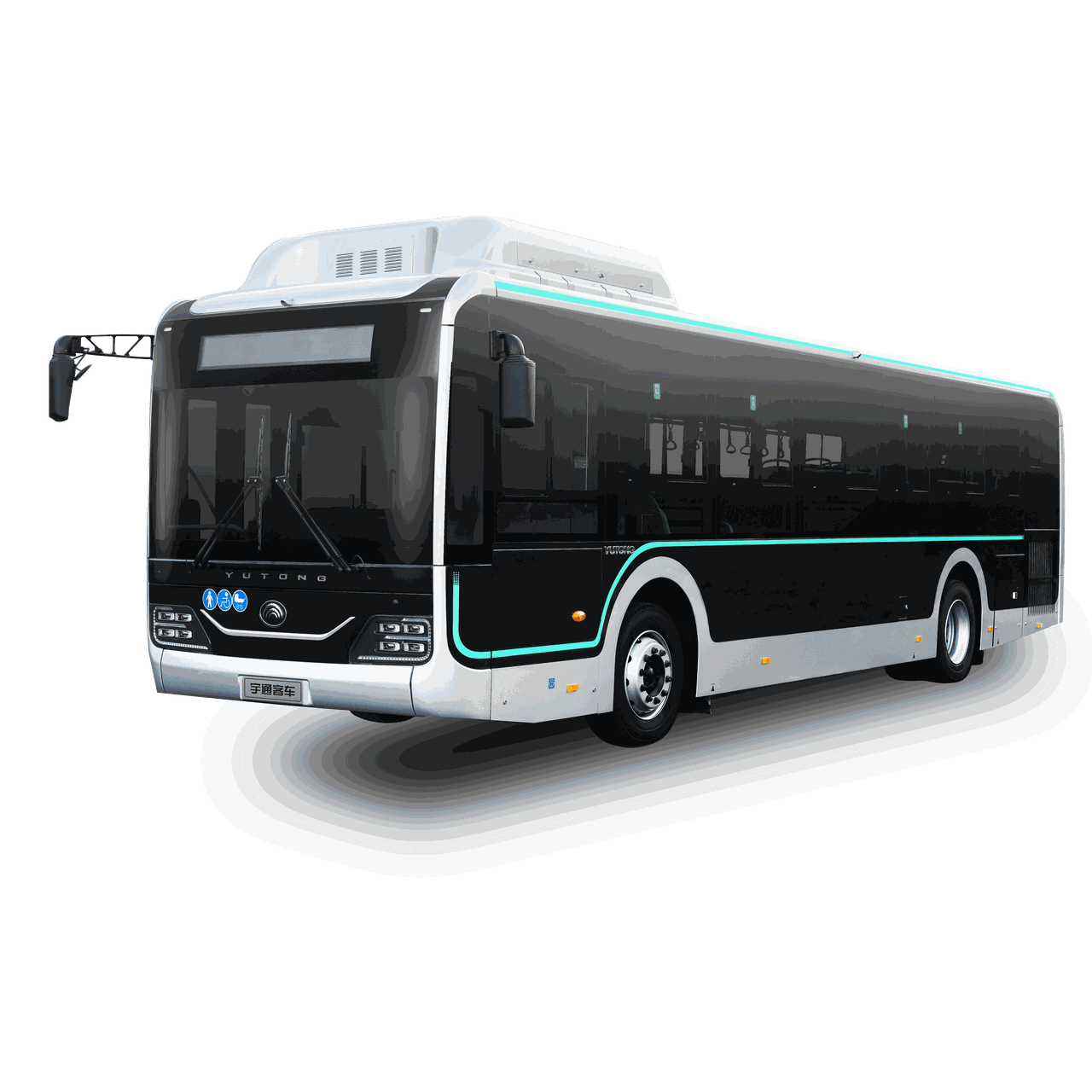 Autobus Yutong modèle E12 détouré