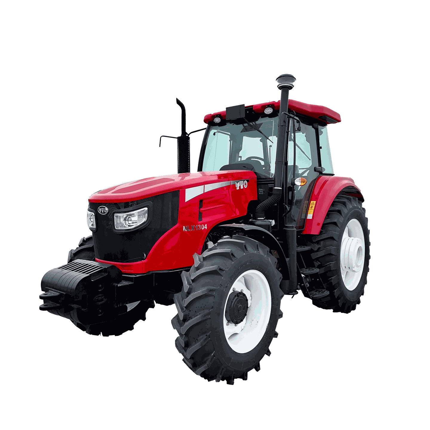 Tracteur agricole YTO modèle EX1304 détouré